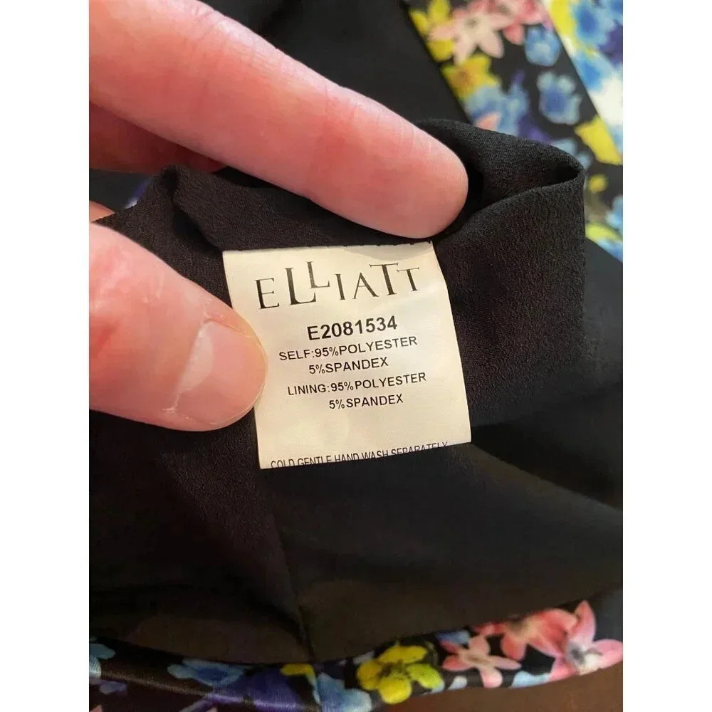 Elliatt NWT Botanic Shift Dress Sold Out On Revolve Mini Dress Florals Medium - Picture 14 of 15
